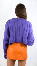 Load image into Gallery viewer, Do It Right Cable Knit Crop Sweater