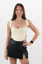 Load image into Gallery viewer, Natural Life Side Laced Corset Top