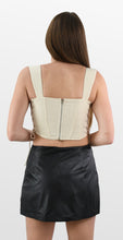 Load image into Gallery viewer, Natural Life Side Laced Corset Top