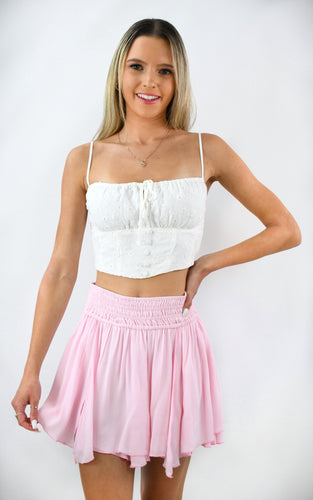 Soft Pink Flow Skirt