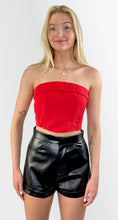 Load image into Gallery viewer, Best Approach Faux Leather Shorts