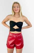 Load image into Gallery viewer, Best Approach Faux Leather Shorts