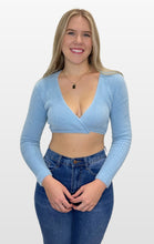 Load image into Gallery viewer, Soft Landing Deep V Open Front Eyelash Sweater