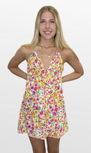 Load image into Gallery viewer, Sunshine and Flowers Halter Dress