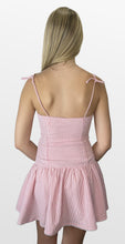 Load image into Gallery viewer, Winning Season Striped Drop Waist Dress