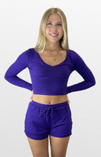 Load image into Gallery viewer, Easy Living Long Sleeve Crop Tee