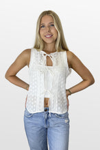Load image into Gallery viewer, Forever Feminine Eyelet Top