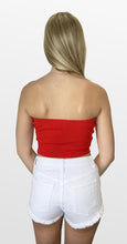Load image into Gallery viewer, Hot Gamedays Strapless Top