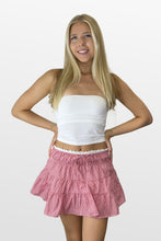 Load image into Gallery viewer, Wild and Free Tiered Gingham Skirt