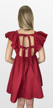 Load image into Gallery viewer, Game Plan Ruffle Shoulder Dress