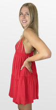 Load image into Gallery viewer, Brilliant Red Sundress