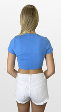 Load image into Gallery viewer, Everyday Cropped V Neck Tee
