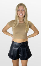 Load image into Gallery viewer, A Little Luxury Faux Leather Shorts