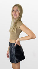 Load image into Gallery viewer, A Little Luxury Faux Leather Shorts