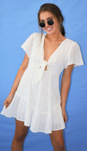 Load image into Gallery viewer, All A Flutter Empire Waist Dress with Flutter Sleeves