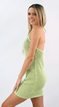 Load image into Gallery viewer, On the Hook Crochet Halter Dress