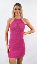 Load image into Gallery viewer, On the Hook Crochet Halter Dress