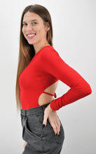 Load image into Gallery viewer, Love Yourself Open Back Long Sleeve Bodysuit