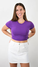 Load image into Gallery viewer, Back Around Open Back Crop Tee