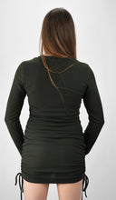 Load image into Gallery viewer, Good Thoughts Long-Sleeve Ruched Dress