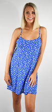 Load image into Gallery viewer, Floral Spaghetti Strap Shift Dress