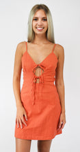 Load image into Gallery viewer, Just a Peek Tie Front Dress