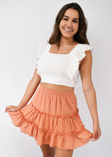 Load image into Gallery viewer, Anytime Eyelet 3 Tier Skirt