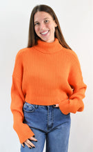 Load image into Gallery viewer, Live in the Moment Crop Turtleneck Sweater