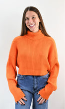 Load image into Gallery viewer, Live in the Moment Crop Turtleneck Sweater