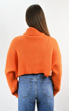 Load image into Gallery viewer, Live in the Moment Crop Turtleneck Sweater