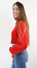 Load image into Gallery viewer, Live in the Moment Crop Turtleneck Sweater