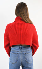 Load image into Gallery viewer, Live in the Moment Crop Turtleneck Sweater