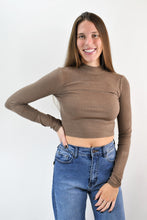 Load image into Gallery viewer, It's Fitting Mock Neck Long Sleeve Top