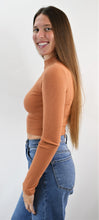 Load image into Gallery viewer, It's Fitting Mock Neck Long Sleeve Top