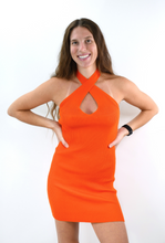 Load image into Gallery viewer, Pleasant Habit Knit Halter Dress