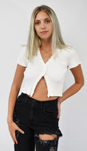 Load image into Gallery viewer, Life Style Button-Front Knit Top
