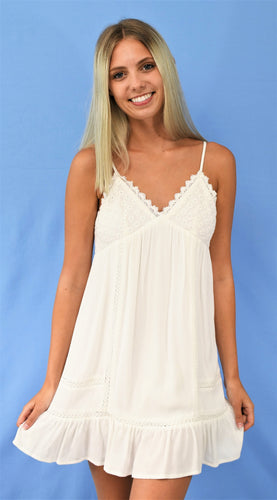 Simple and Sweet Spaghetti Strap Shift Dress