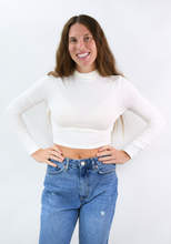 Load image into Gallery viewer, Basically Yours Long Sleeve Crop Turtleneck