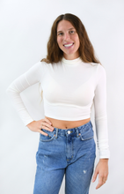 Load image into Gallery viewer, Basically Yours Long Sleeve Crop Turtleneck