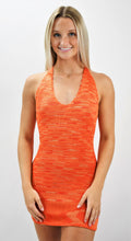Load image into Gallery viewer, Don’t Tell Knit Halter Mini Dress