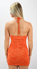 Load image into Gallery viewer, Don’t Tell Knit Halter Mini Dress
