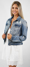 Load image into Gallery viewer, It’s Destressing Denim Jacket