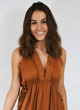 Load image into Gallery viewer, Golden Goddess Maxi Dress