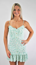 Load image into Gallery viewer, Daydream Floral Spaghetti Strap Mini Dress