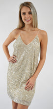 Load image into Gallery viewer, Love a Party Sequin Slip Dress