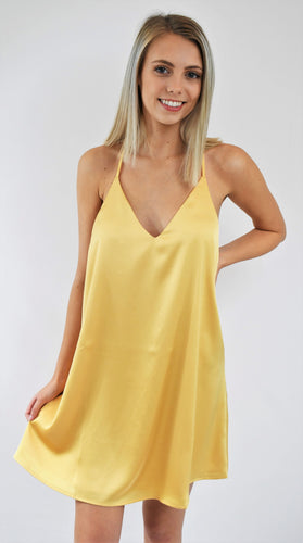 Soft as Butter Silk Trapeze Dress