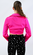 Load image into Gallery viewer, Silk and Fur Long Sleeve Crop Top
