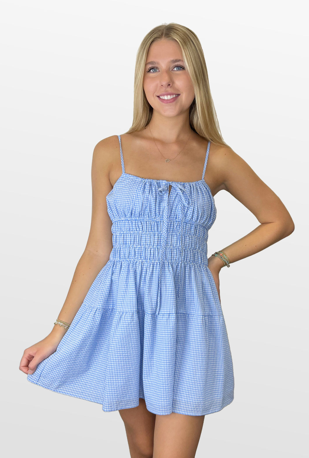 Perfect Story Gingham Dress