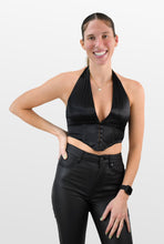 Load image into Gallery viewer, Pay Attention Corset Halter Top