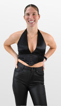 Load image into Gallery viewer, Pay Attention Corset Halter Top